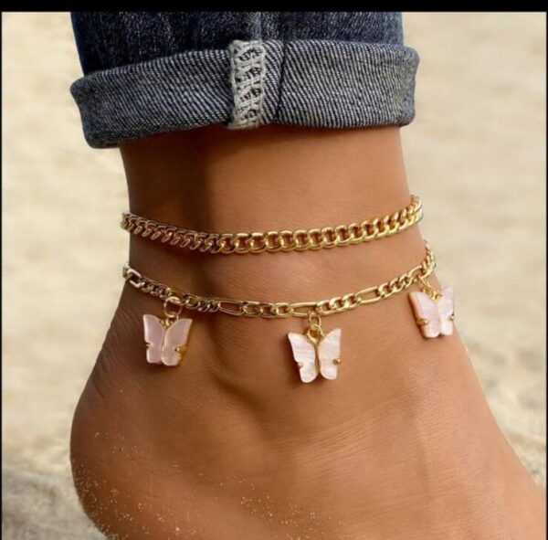 Pinky Anklets