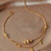 Heart layer anklet