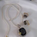 N3 Doublet stone necklace set