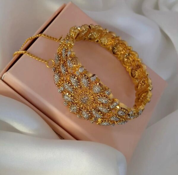 21 k gold plated openable Bangle