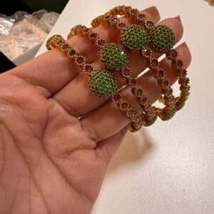 Zircon Ball Bangles