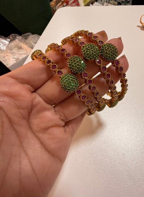 Zircon Ball Bangles