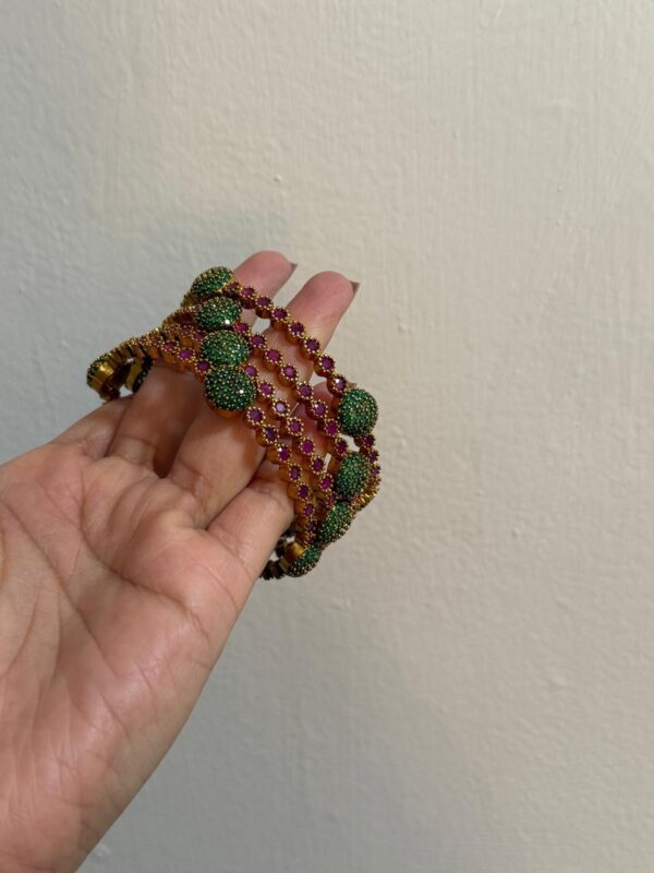 Zircon Ball Bangles