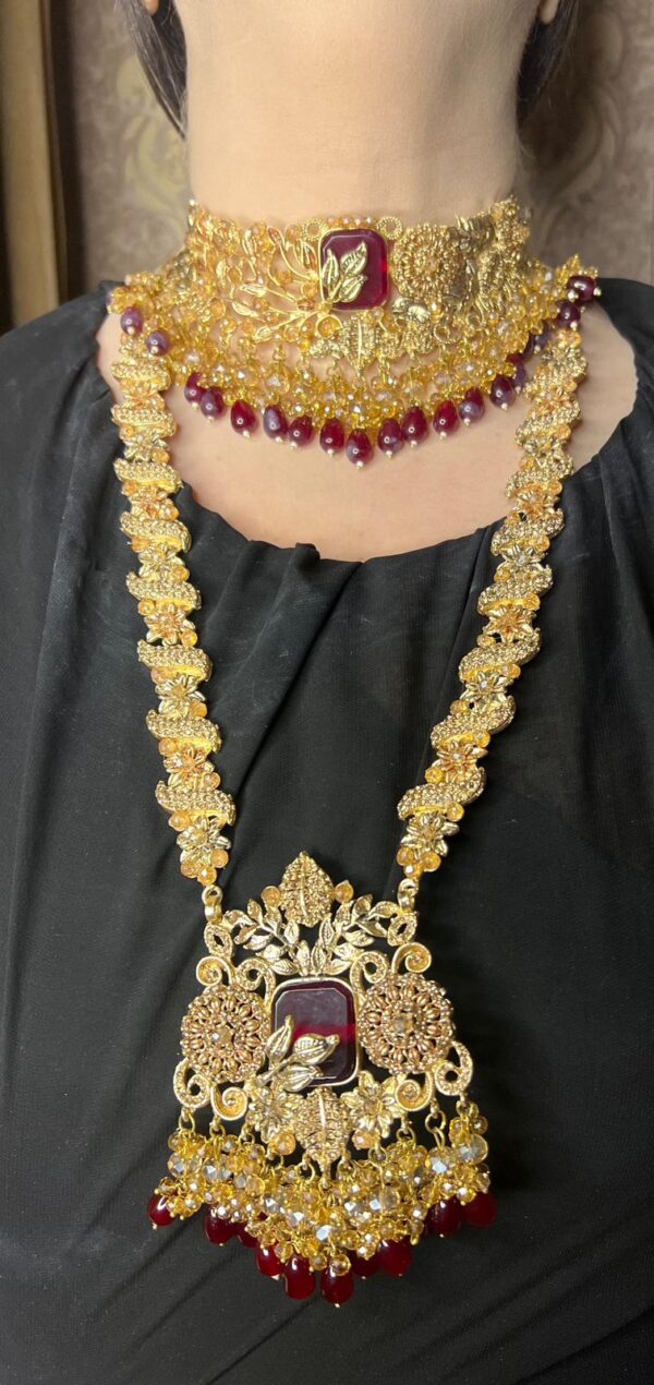 Doublet stone Bridal set