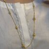 Gold Plated beads maala Chain